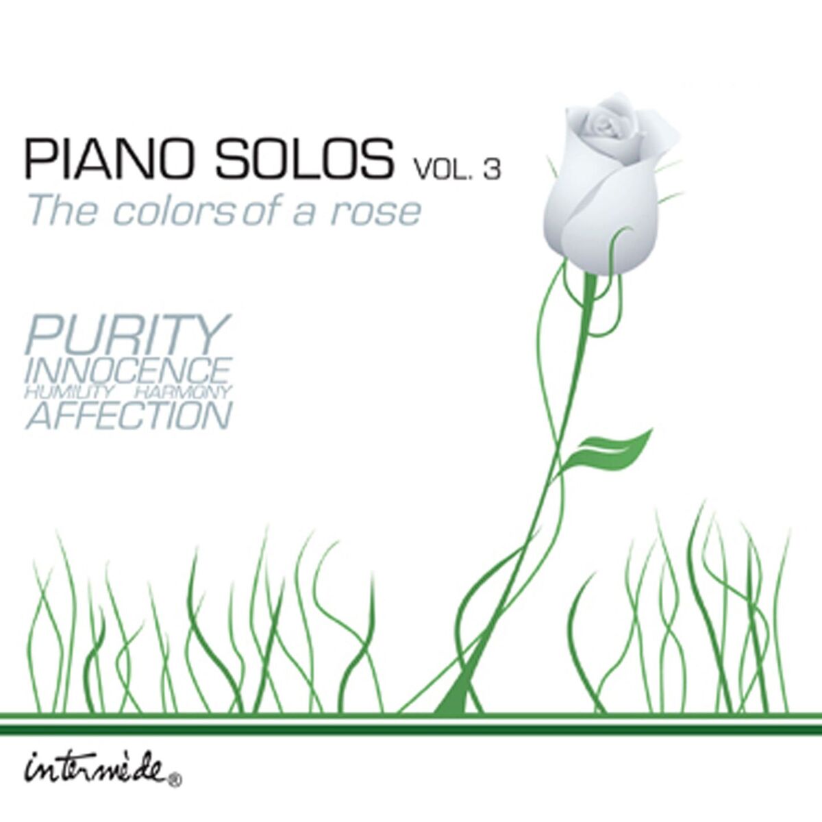 Album cover of Piano Solos, Vol. 3: The Colors of a Rose - White