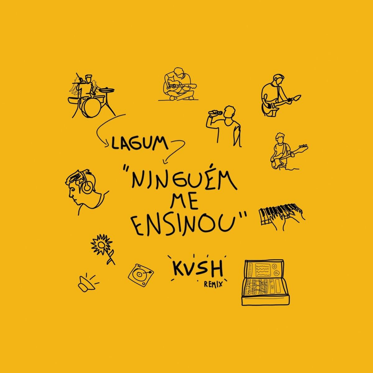 Album cover of NINGUÉM ME ENSINOU (feat. Lagum)
