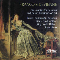 Cover of Devienne : Six Sonatas for Bassoon and Basso continuo, Op. 24
