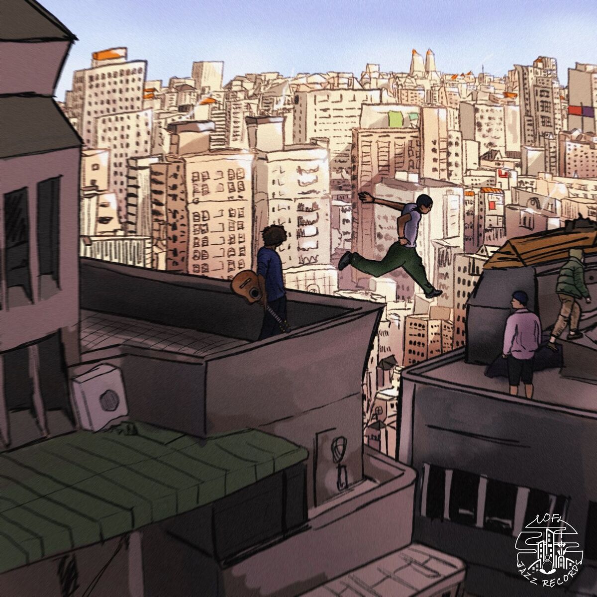 Album cover of forgotten rooftops