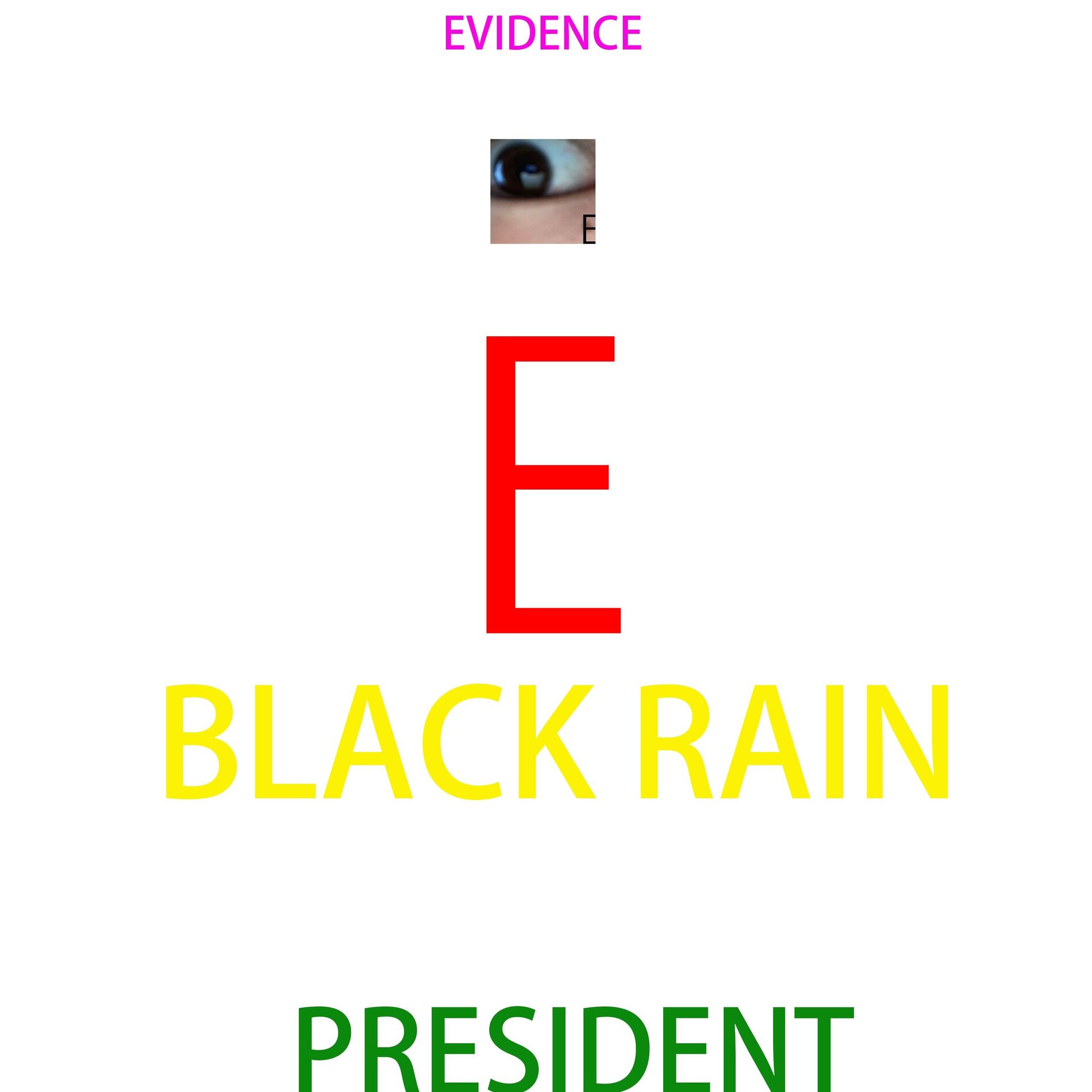 Album cover of Black Rain President