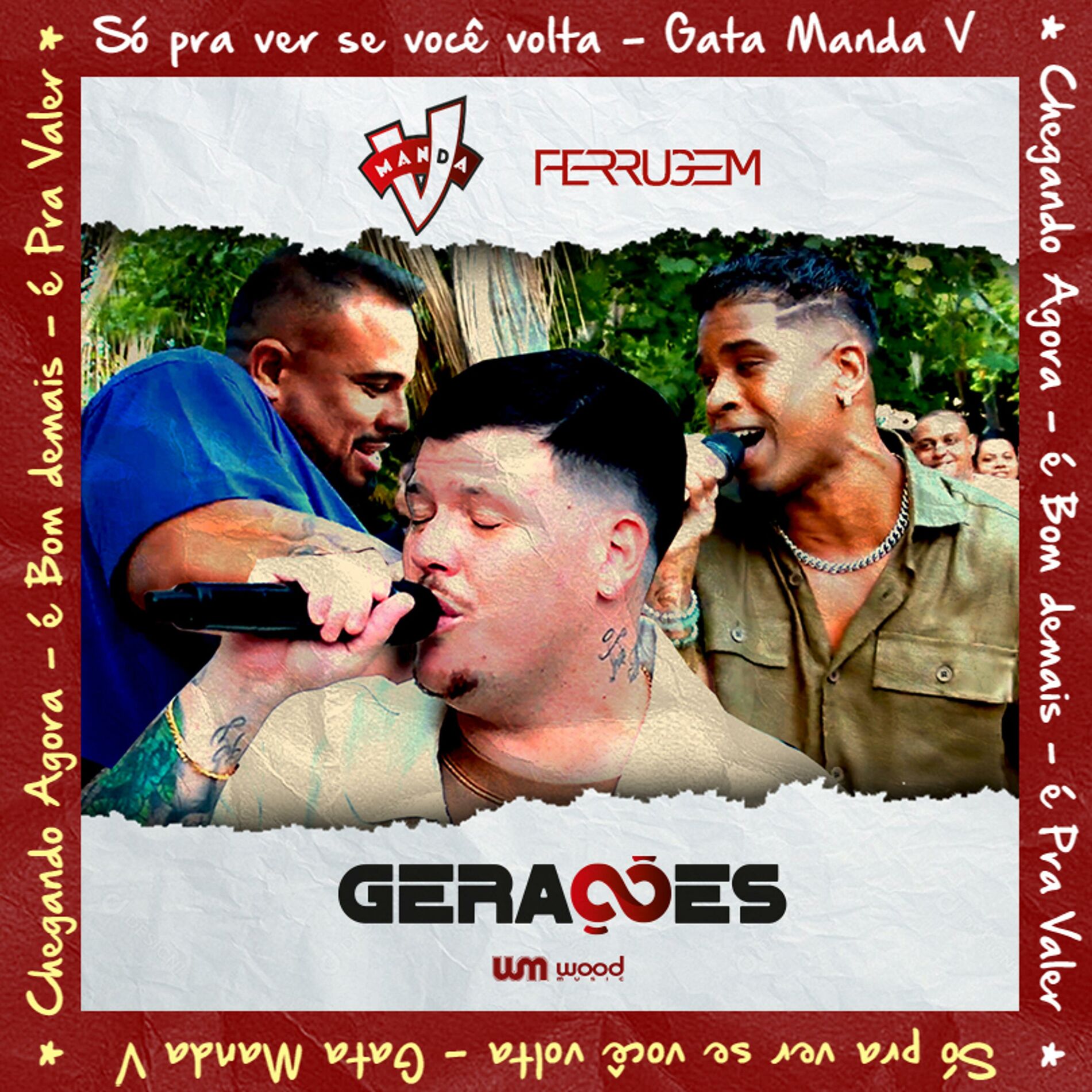 Album cover of Gerações 1: Só pra Ver Se Você Volta / Gata Manda V / Chegando Agora / É Bom Demais / É pra Valer
