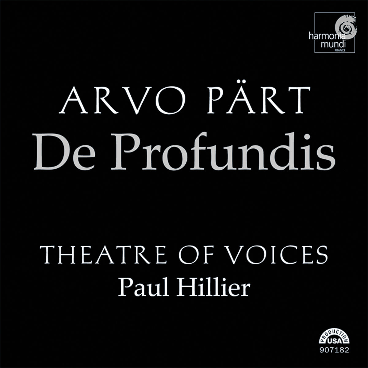Album cover of Arvo Pärt: De Profundis
