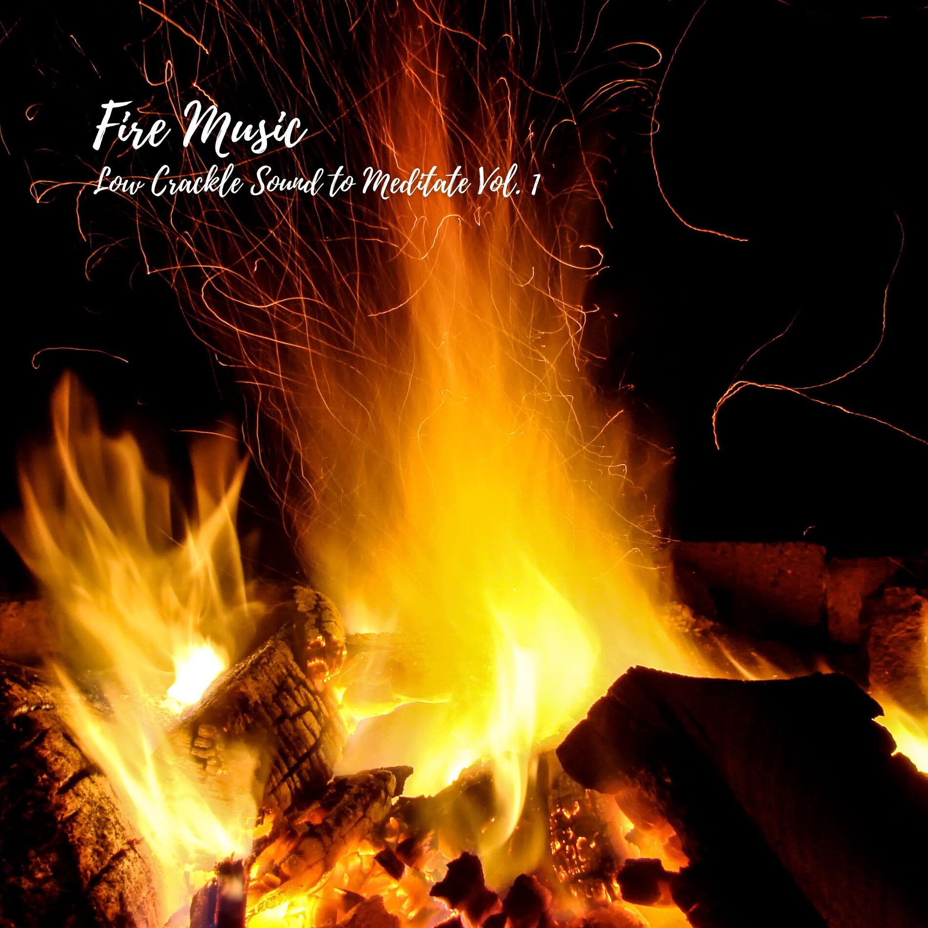 Album cover of Fire Music: Low Crackle Sound to Meditate Vol. 1