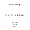 geometry of routine