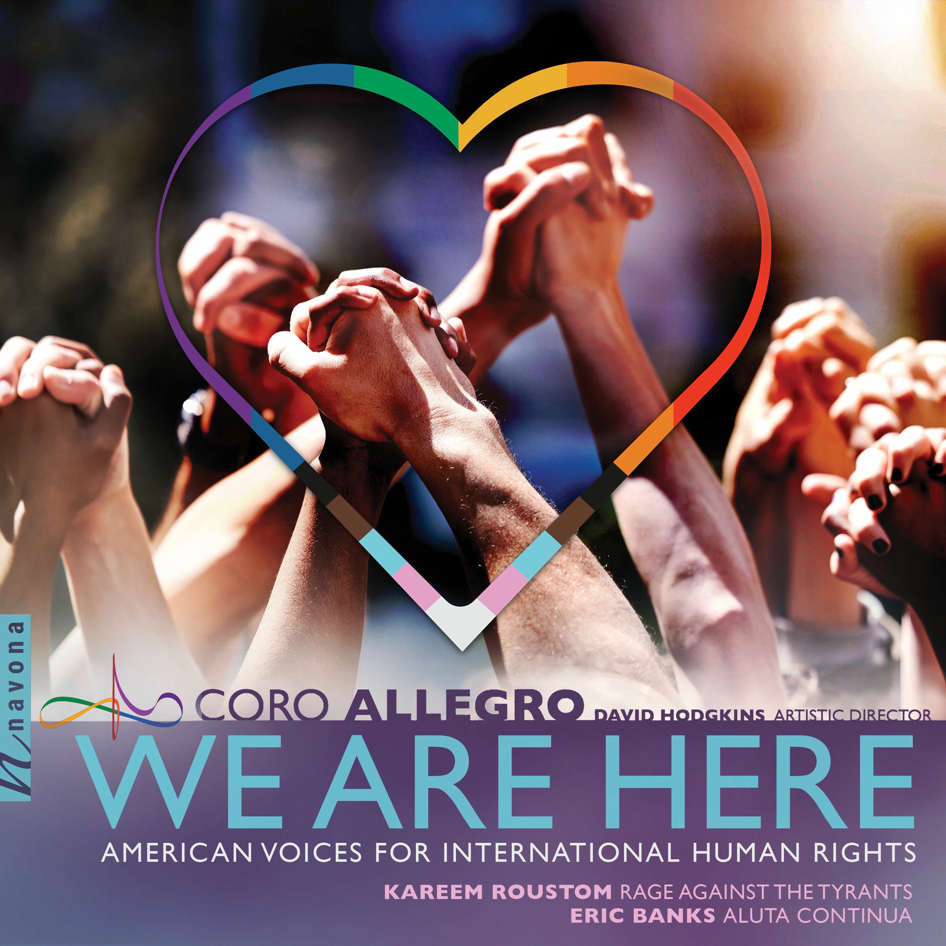 Album cover of We Are Here: American Voices for International Human Rights