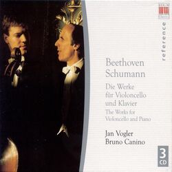 Cover of Ludwig van Beethoven: Cello Sonatas and Variations / SCHUMANN, R.: Cello and Piano Works (Vogler, Canino)