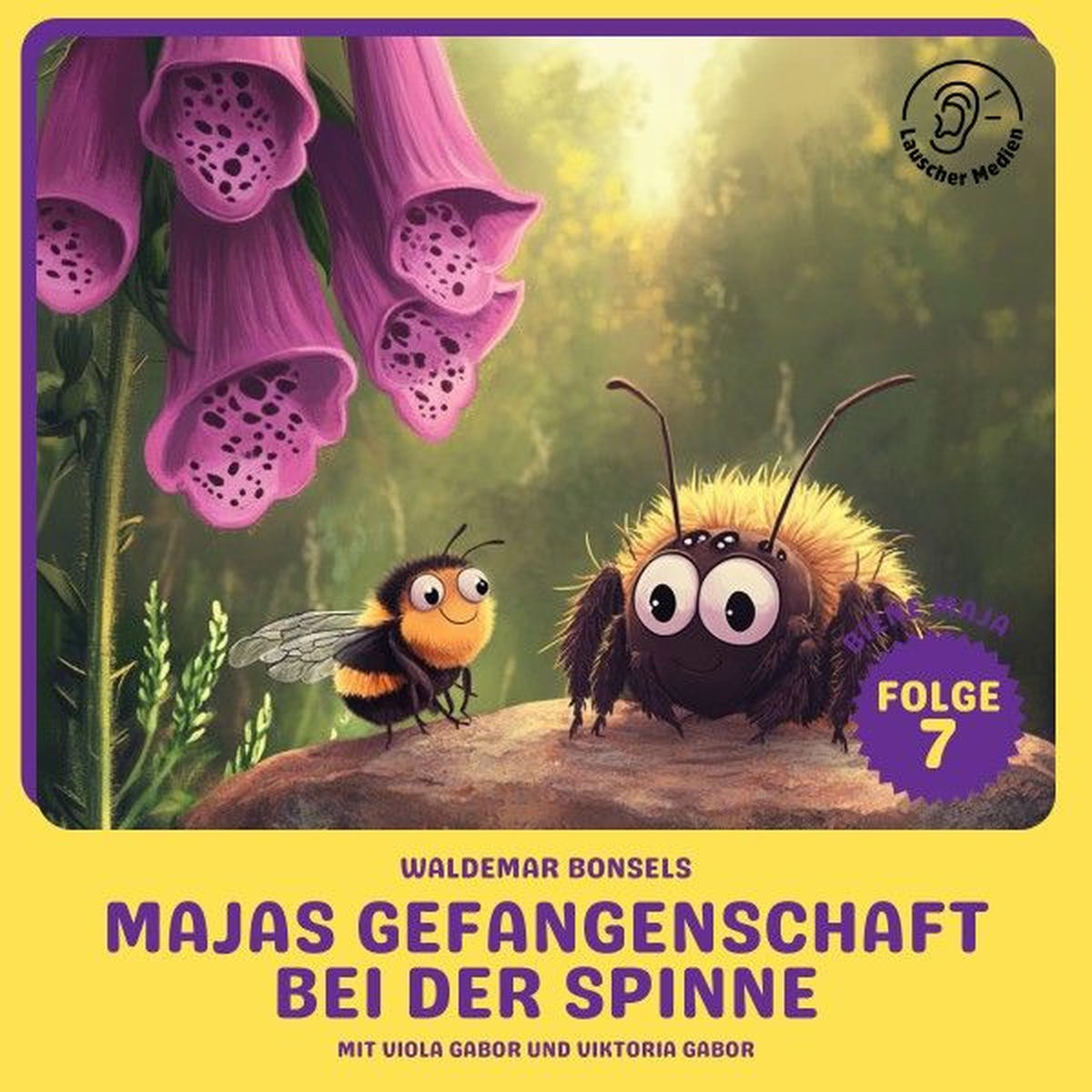 Album cover of Majas Gefangenschaft bei der Spinne (Biene Maja, Folge 7)