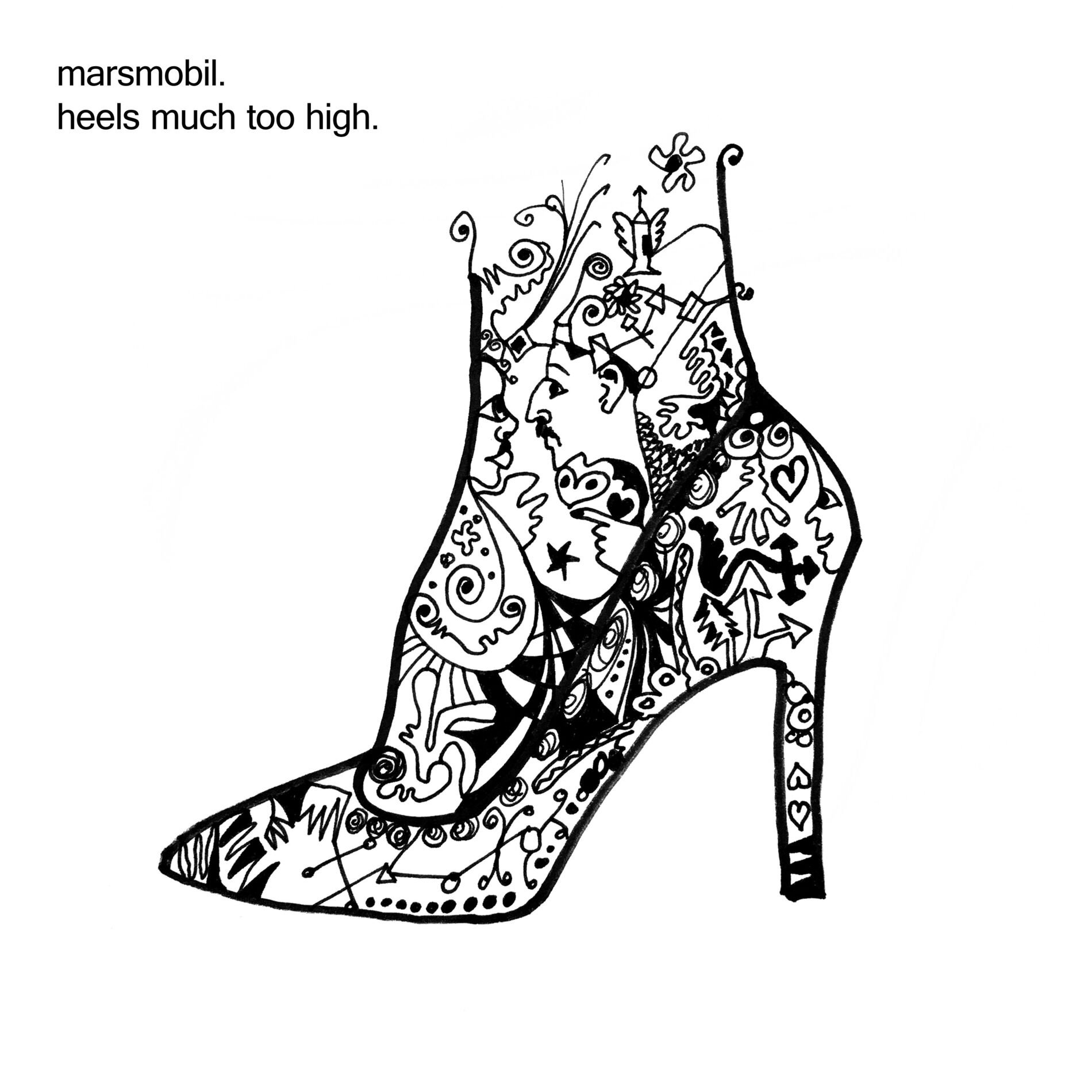 Album cover of Heels Much Too High