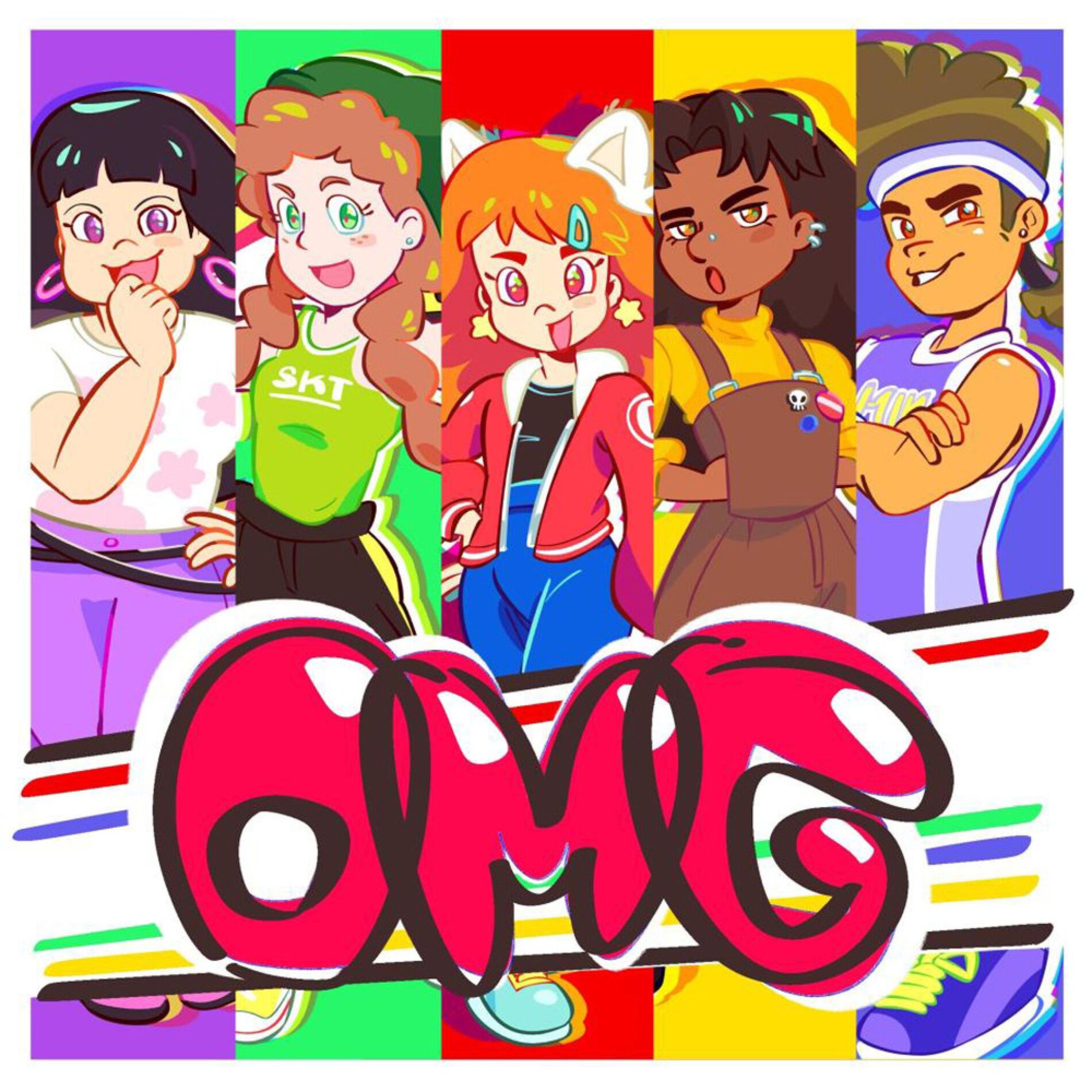 Album cover of OMG (feat. Sleeping Forest, Chi-Chi, Lollia, illymation & shirobeats)
