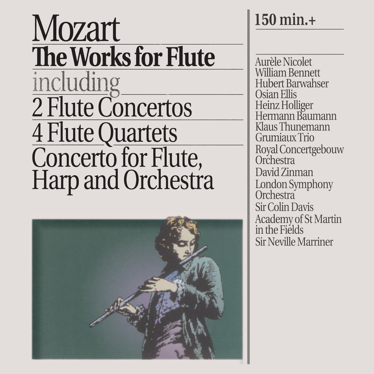 Album cover of Mozart: The Works for Flute