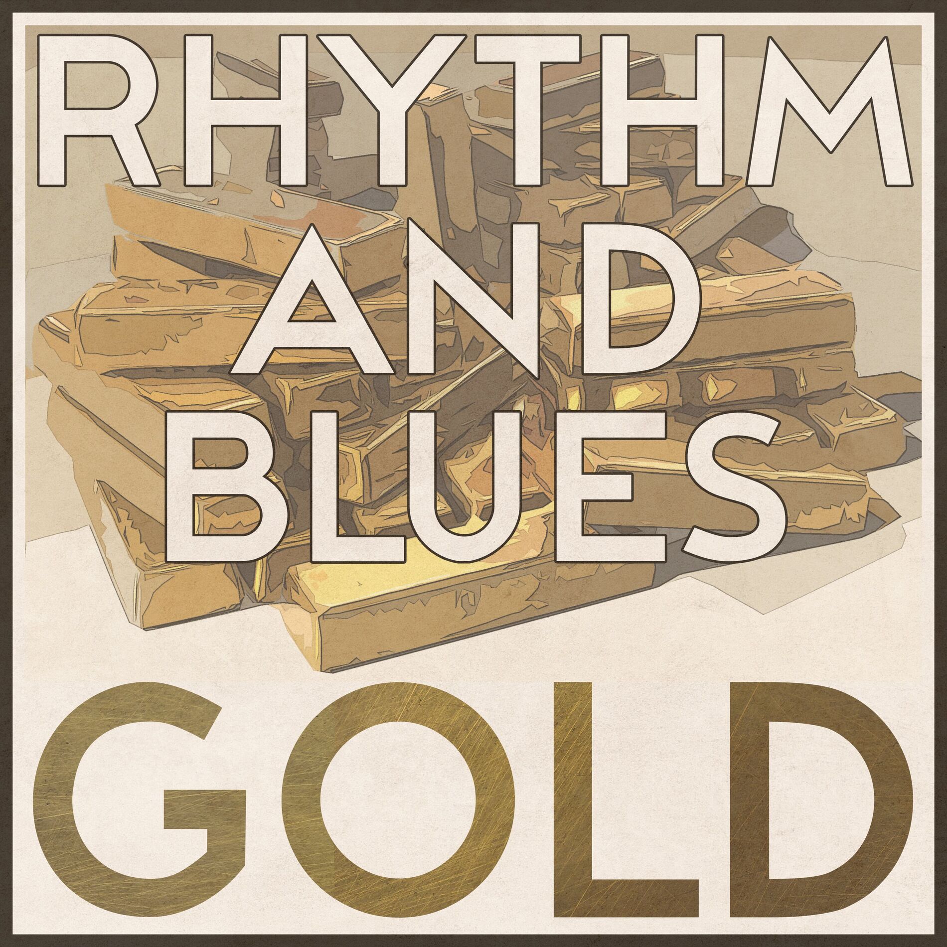 Album cover of Rhythm and Blues Gold