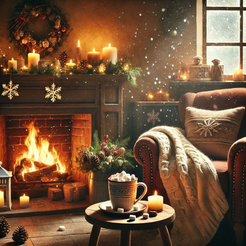 Picture of Jazz Under the Flames: Smooth Jazz & Crackling Heat for Cozy Atmosphere