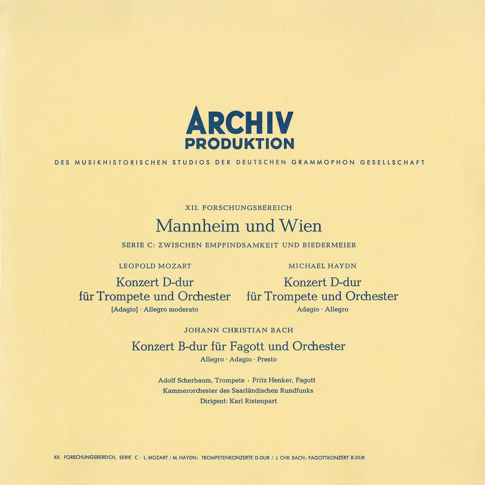 Picture of Mozart, L. / Haydn, M. / Bach, J.C. / Telemann: Trumpet Concertos