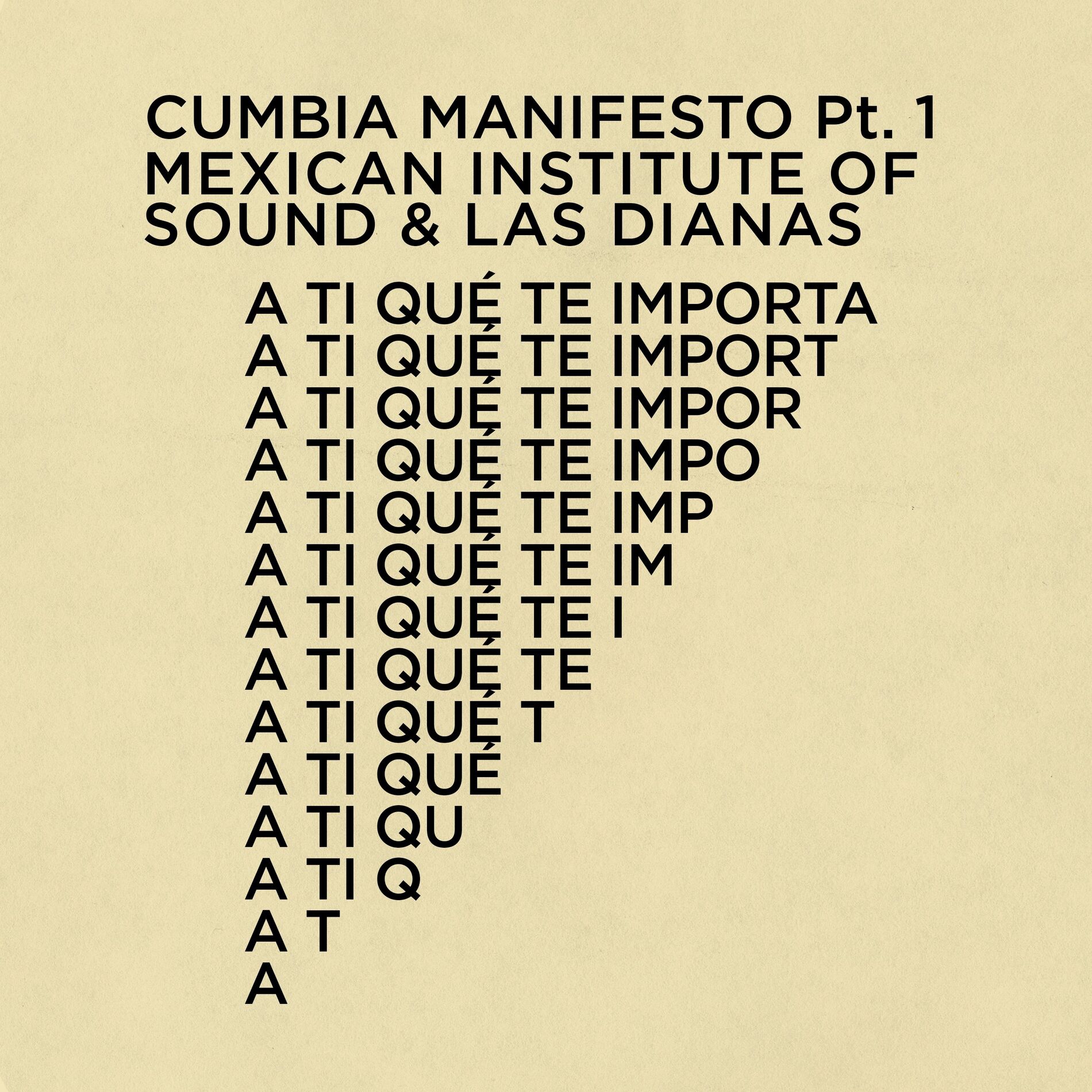 Album cover of A Ti Que Te Importa