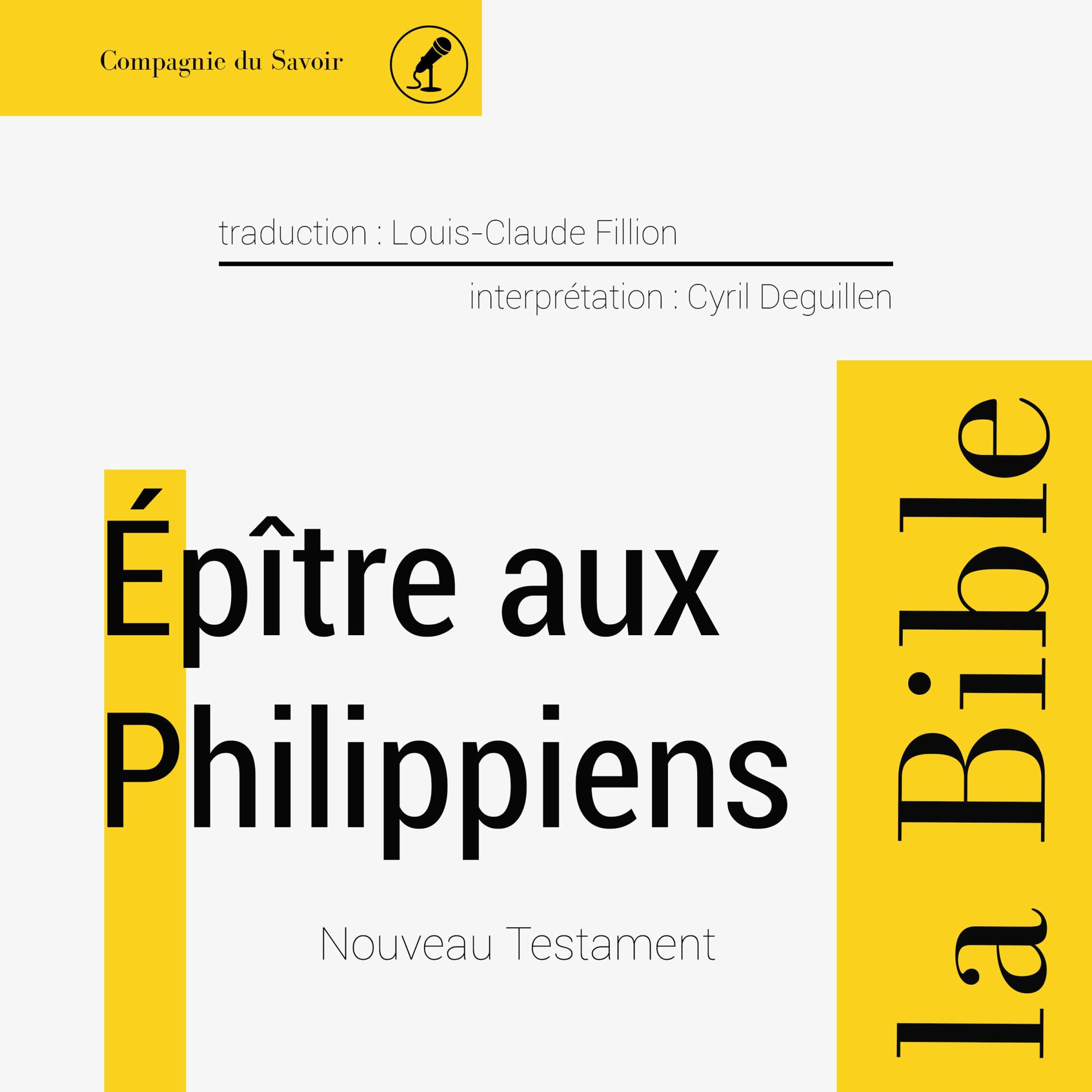 Album cover of Épître aux Philippiens (L'intégrale de la Bible)