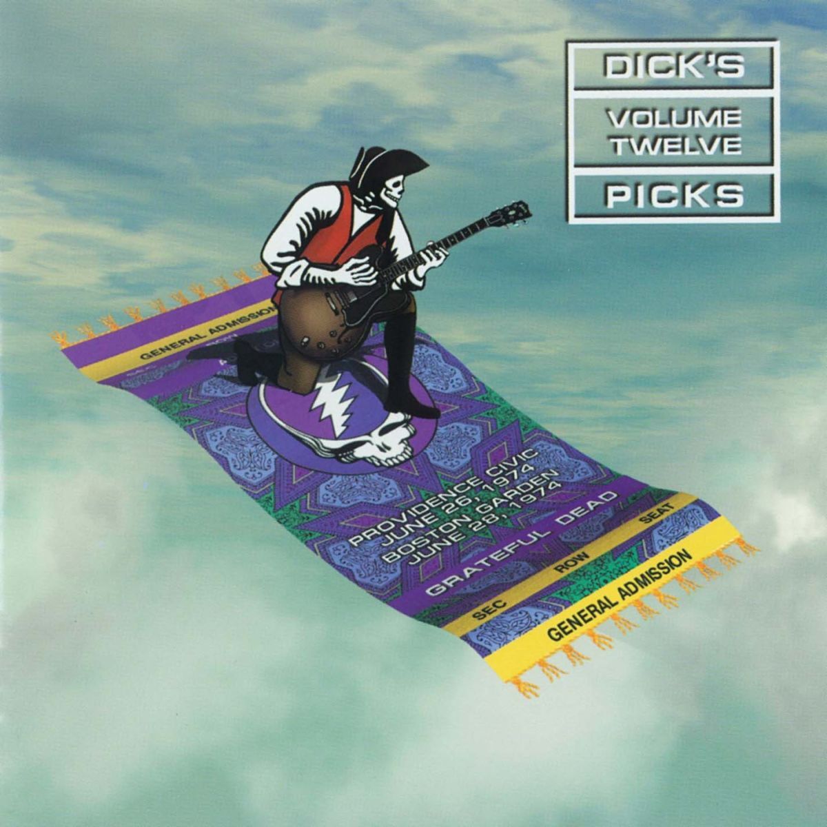 Album cover of Dick's Picks Vol. 12: Providence Civic Center, Providence, RI 6/26/74 / Boston Garden, Boston, MA 6/28/74