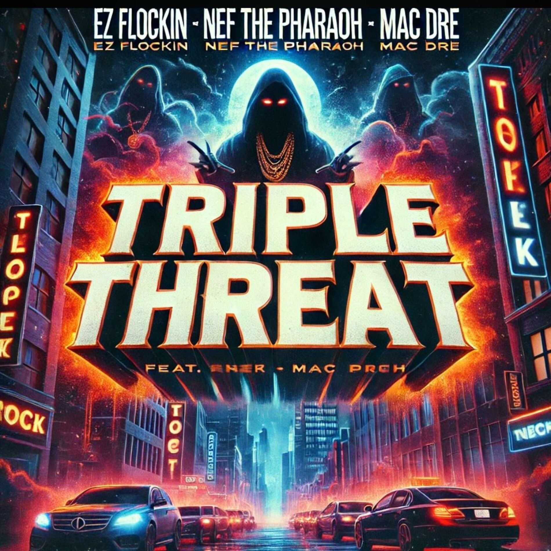 Album cover of Triple Threat (feat. Nef the Pharaoh & Mac Dre)
