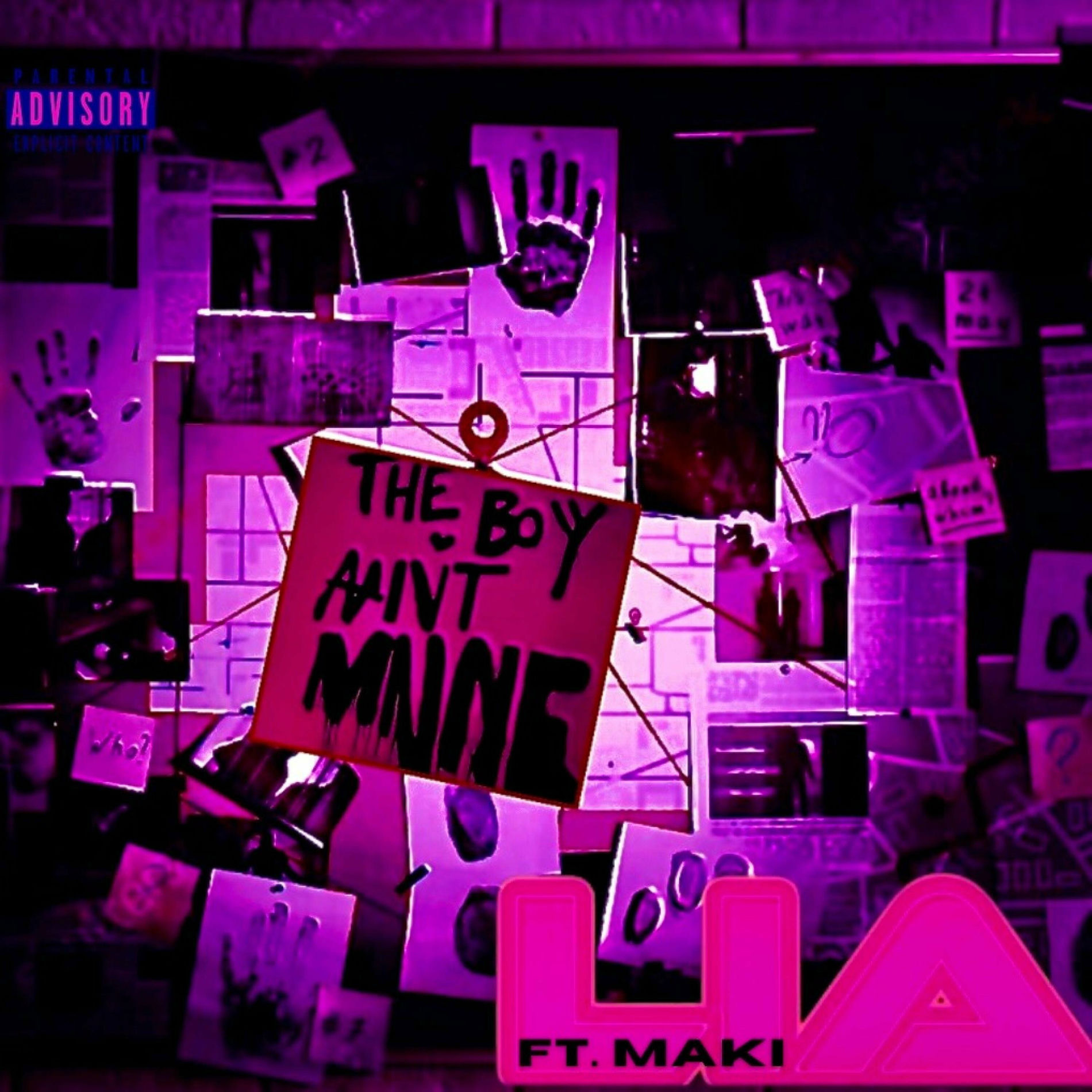 Album cover of the boy AINT mine (feat. MAKI)