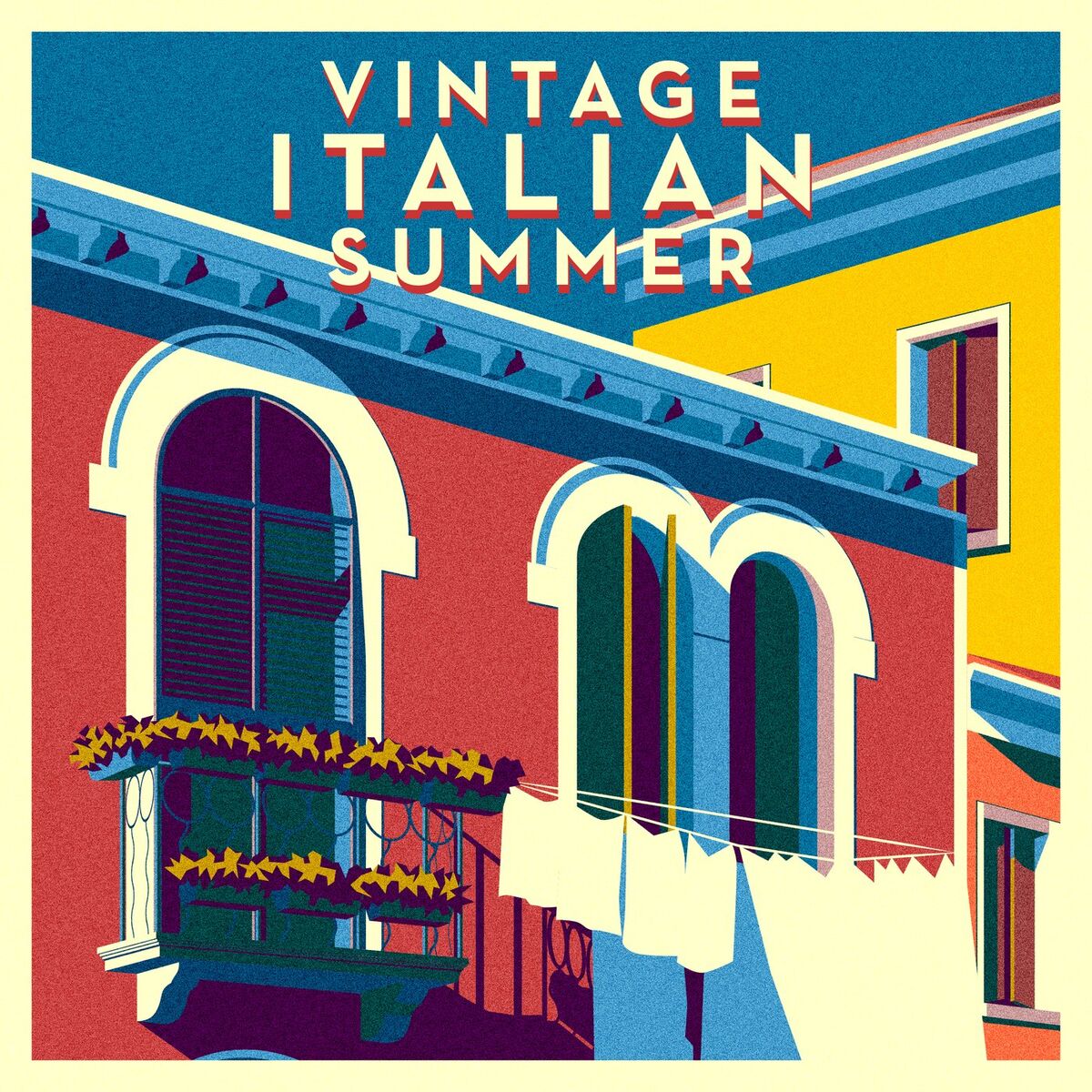 Album cover of vintage italian summer