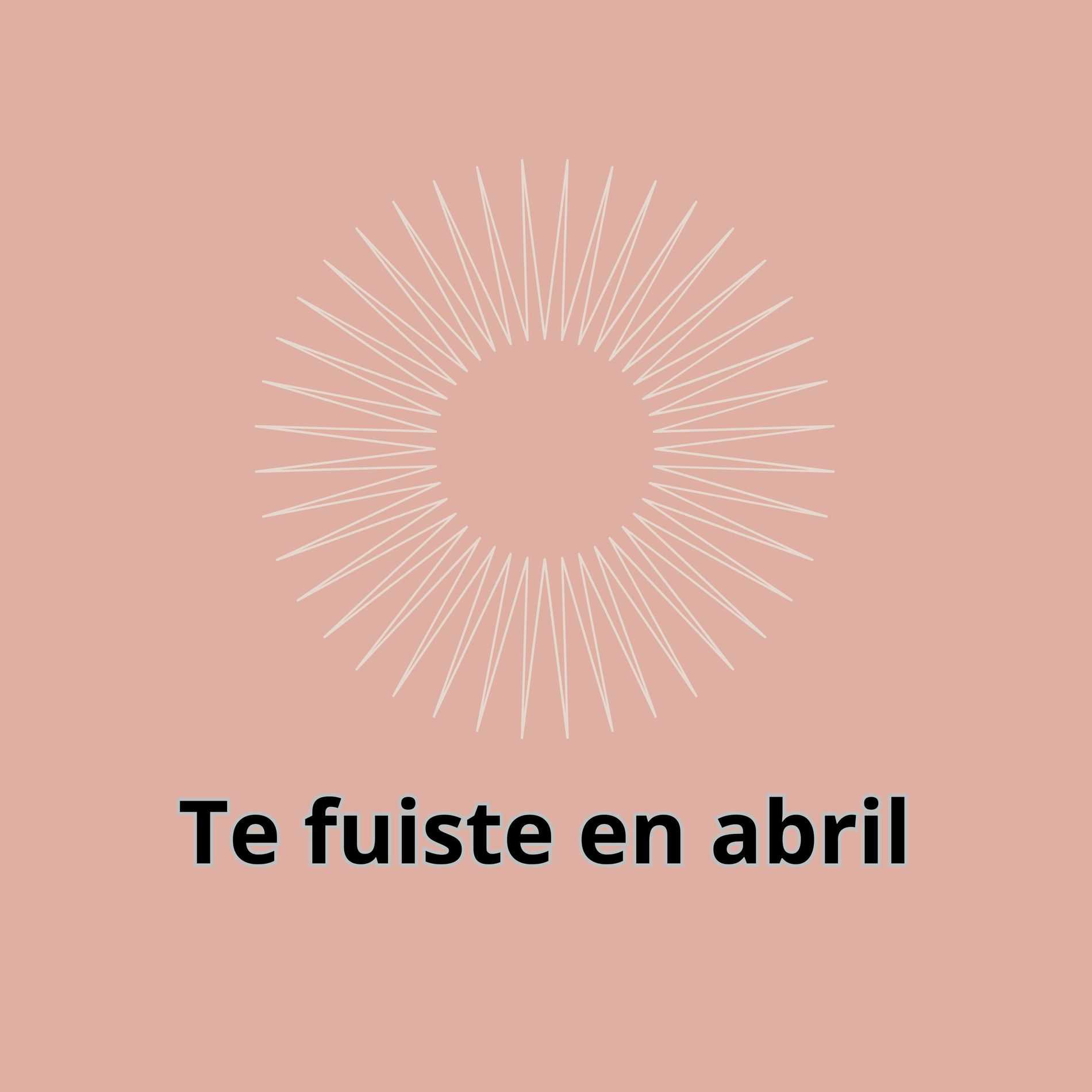Album cover of Te fuiste en abril