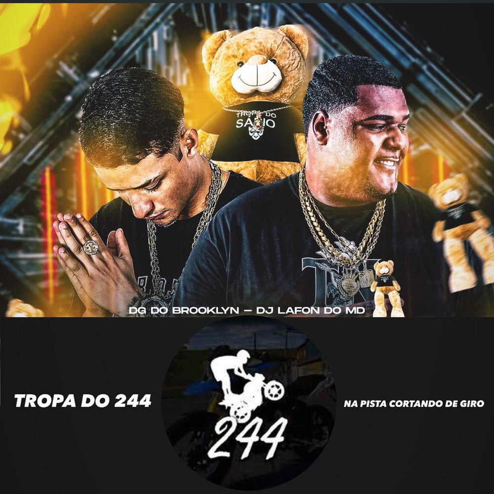 Tropa do 244 X na Pista Cortando de Giro