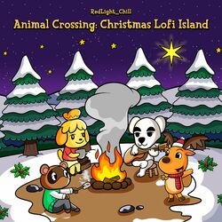 Cover of Animal Crossing: Christmas Lofi Island