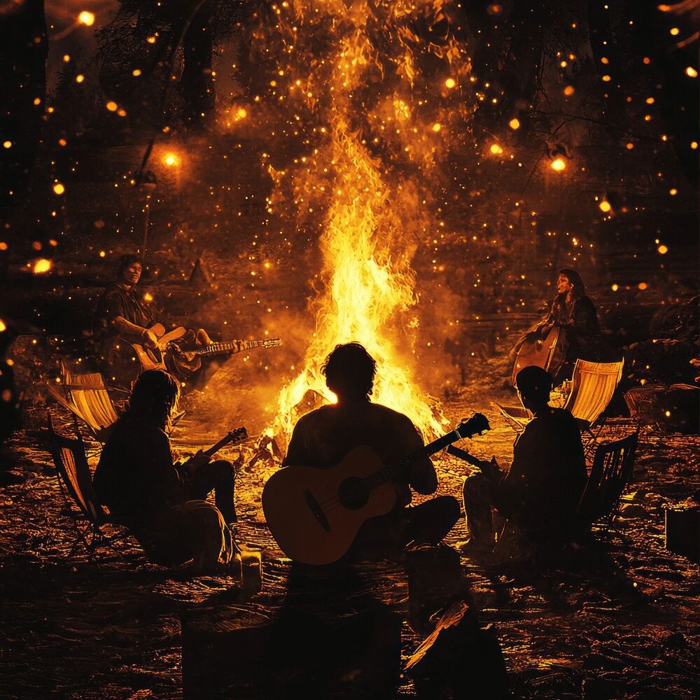 Picture of Flickering Fireside Folksongs: Yuletide Harmonies