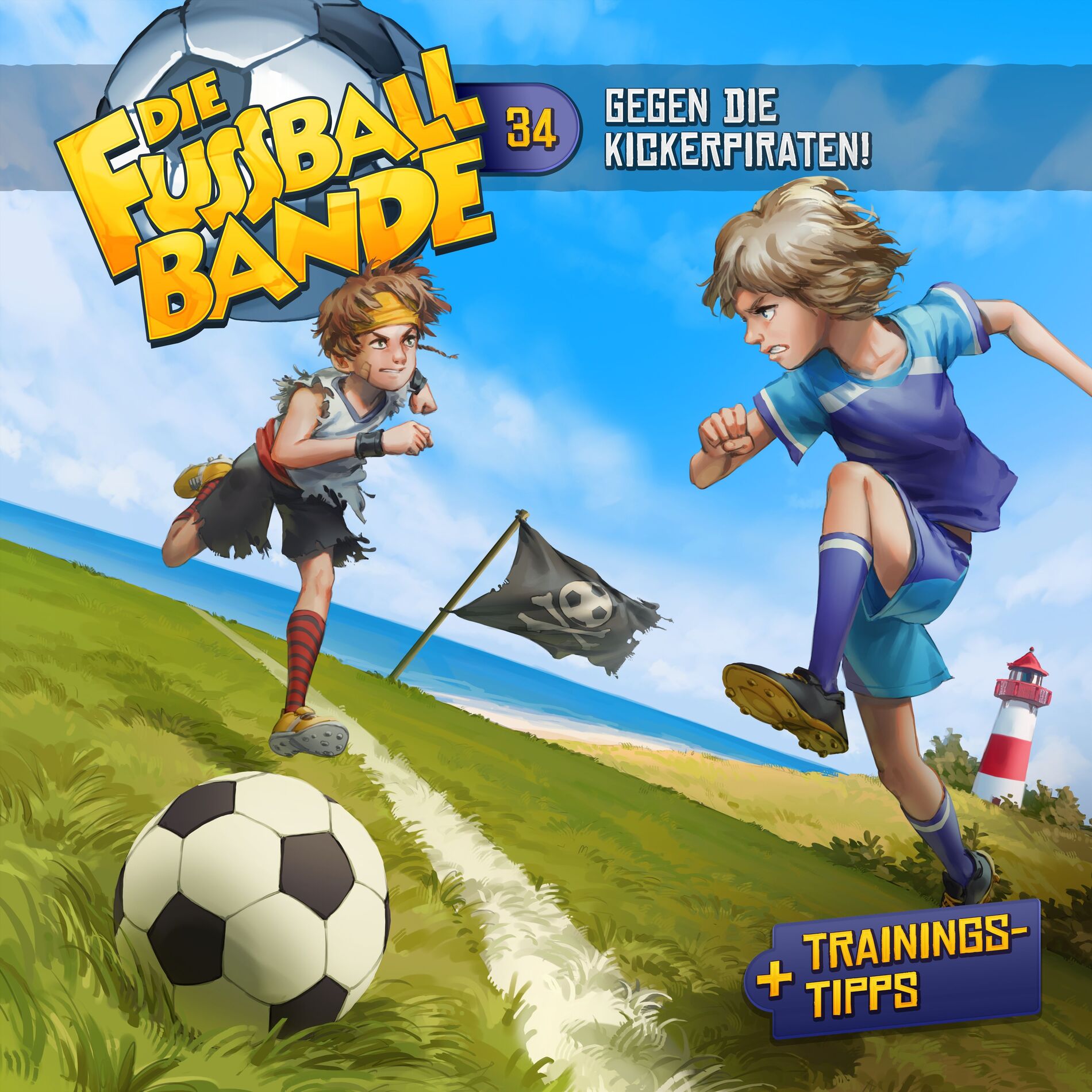Album cover of Folge 34: Gegen die Kickerpiraten!