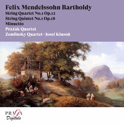 Cover of Felix Mendelssohn Bartholdy: String Quartet Op. 12, String Quintet Op. 18, Minuetto