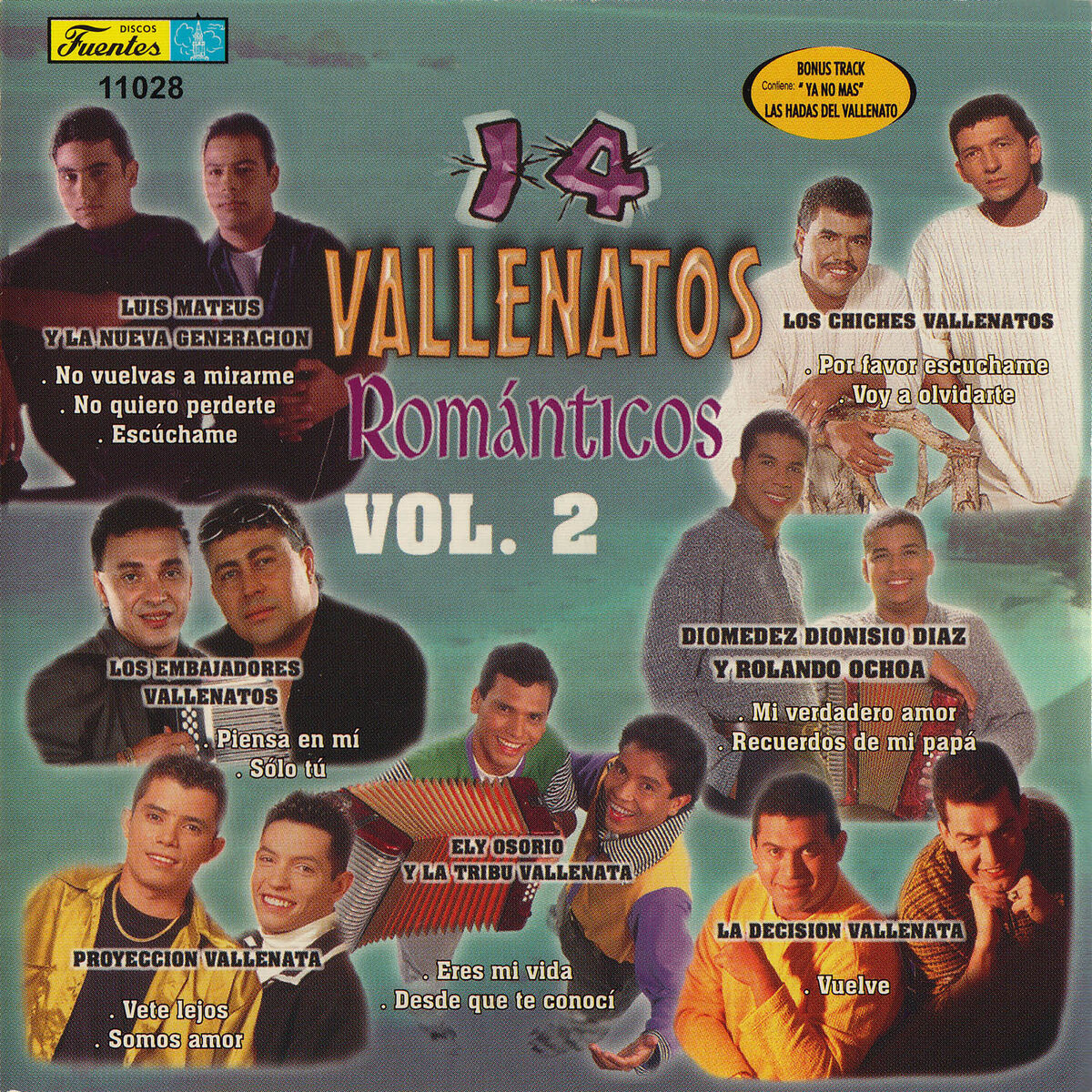 Album cover of 14 Vallenatos Románticos, Vol. 2