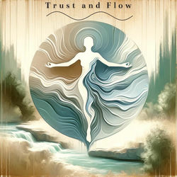 Cover of Trust and Flow: Embracing Serenity in the Rhythms of Existence by undefined