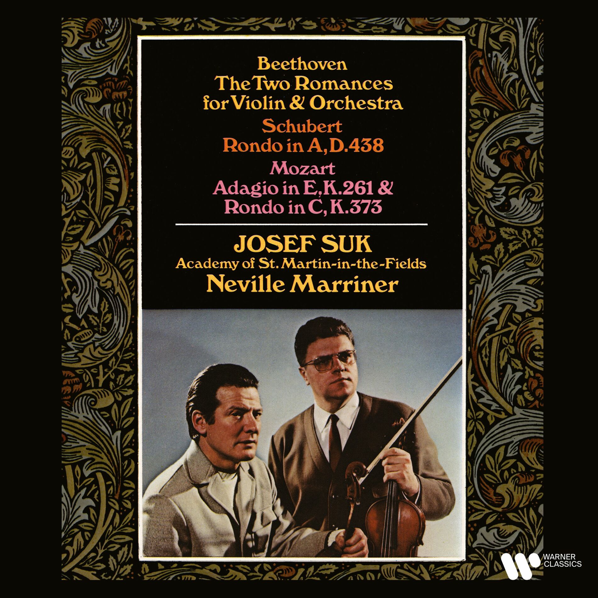 Album cover of Beethoven: Romances for Violin and Orchestra - Schubert: Rondo, D. 438 - Mozart: Adagio, K. 261 & Rondo, K. 373