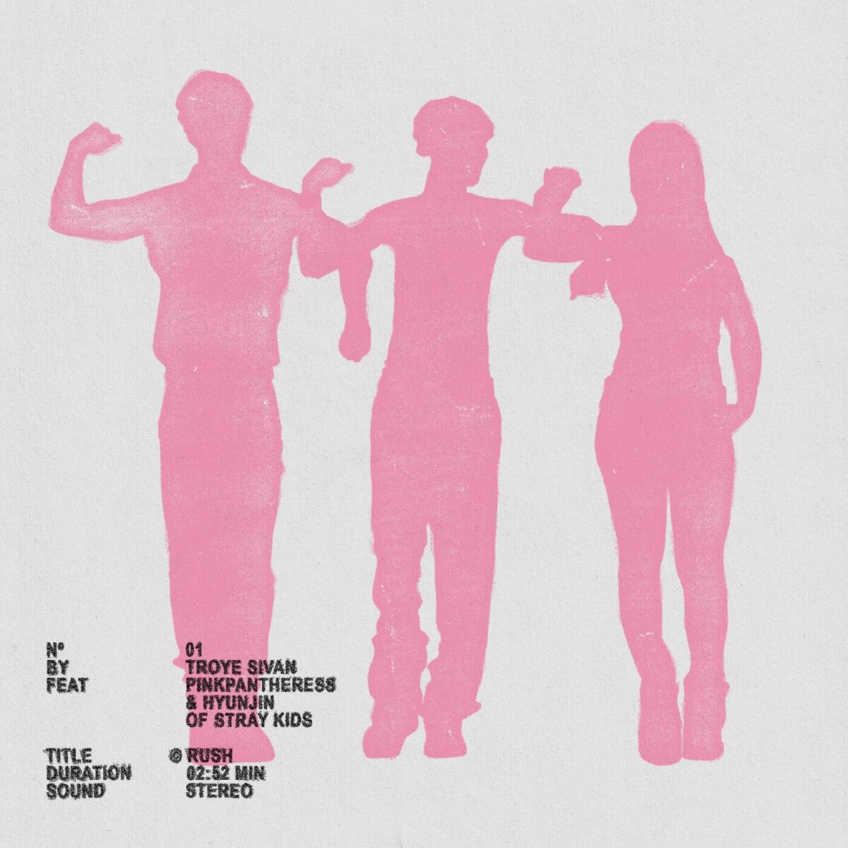 Album cover of Rush (feat. PinkPantheress & Hyunjin of Stray Kids)