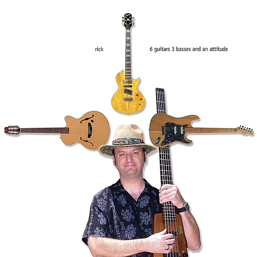 Picture of 6 Guitars 3 Basses and An Attitude