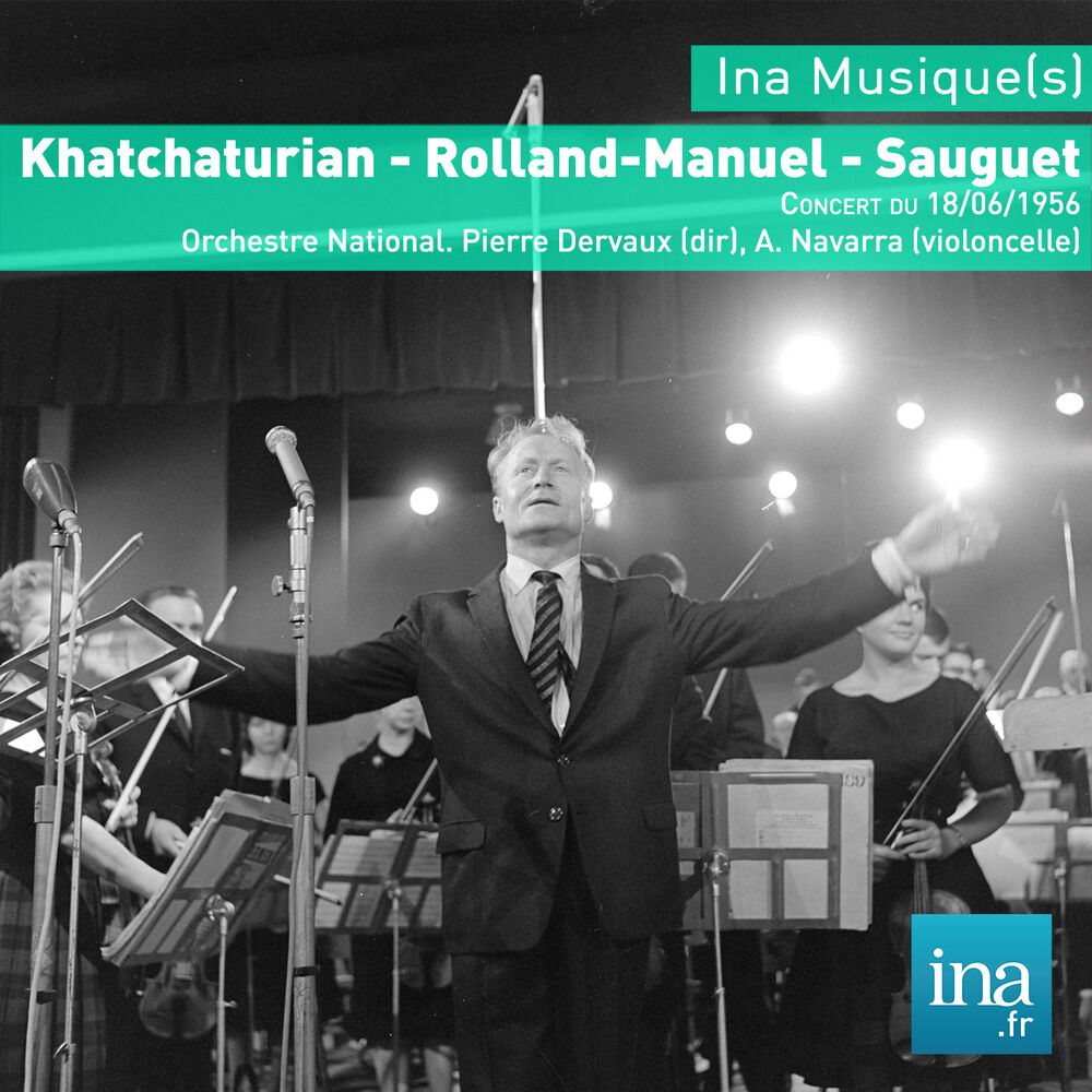 Picture of Khatchaturian - Rolland-Manuel - Sauguet, Concert du 18/06/1956, Orchestre National, Pierre Dervaux (dir), A. Navarra (violoncelle