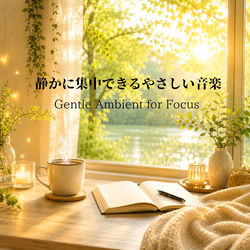 Cover of Gentle music for quiet focus by undefined