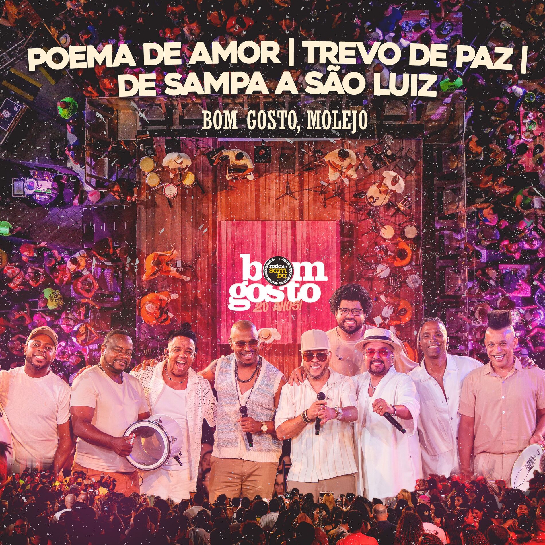 Album cover of Poema de Amor / Trevo de Paz / De Sampa a São Luiz (Ao Vivo)