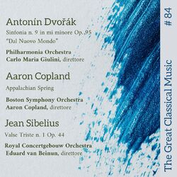 Cover of The Great Classical Music #84 : Antonín Dvořák // Aaron Copland // Jean Sibelius