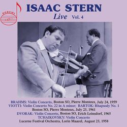 Cover of Isaac Stern, Vol. 4 (Live)