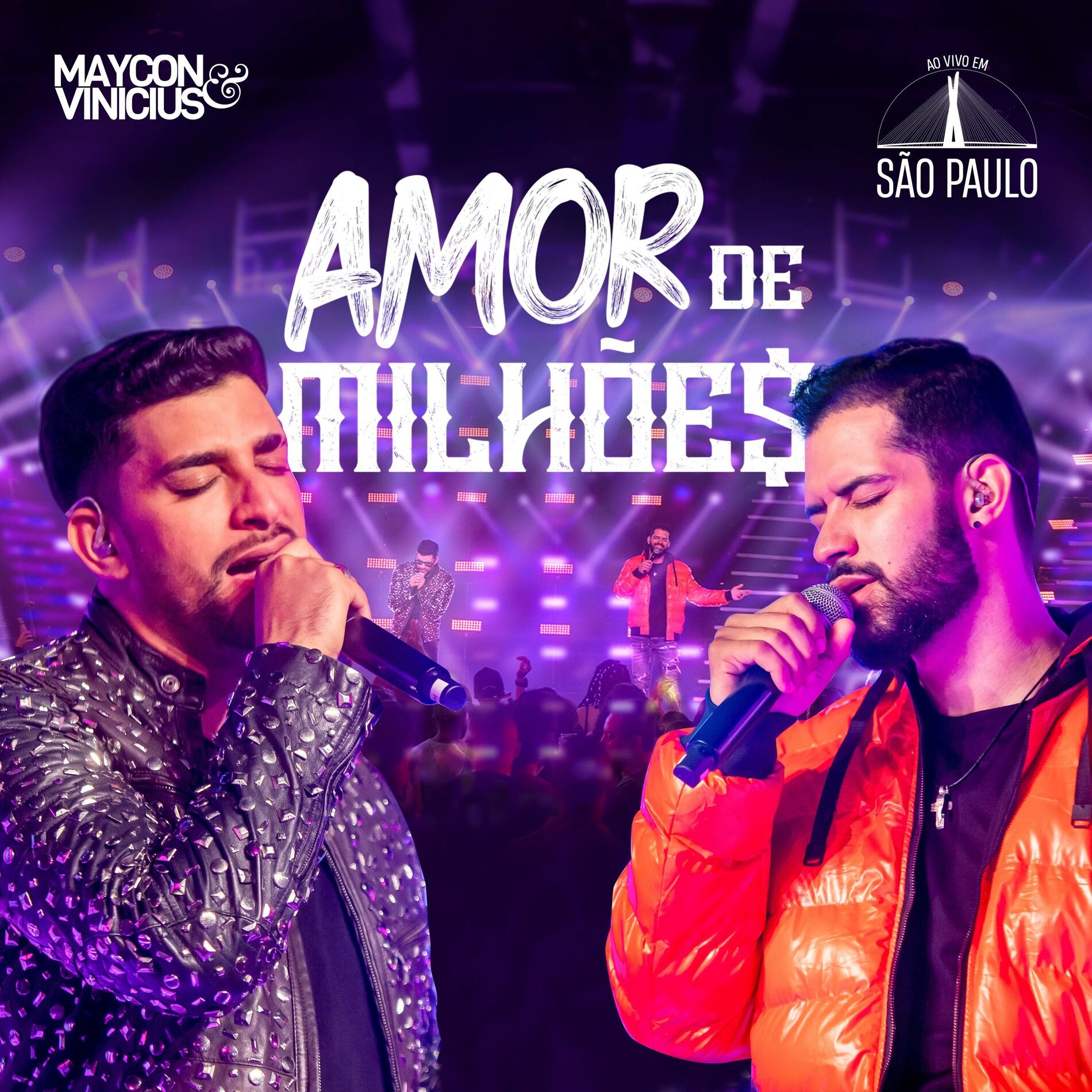 Album cover of Amor de Milhões (Ao Vivo em São Paulo)