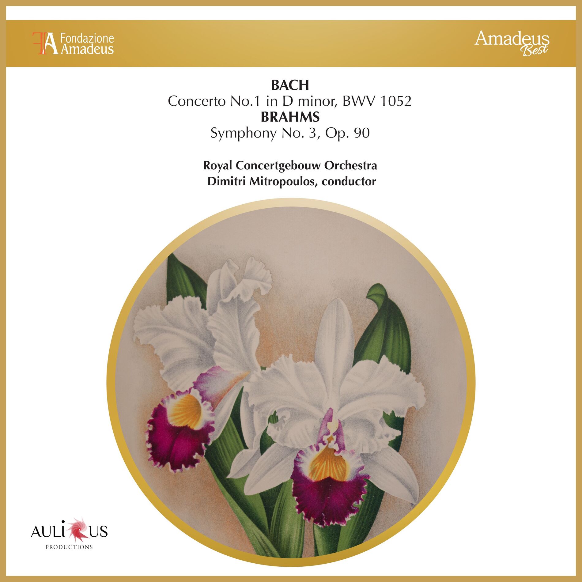 Album cover of Bach: Concerto No. 2 in D minor, BWV 1052 - Brahms: Symphony No. 3, Op. 90