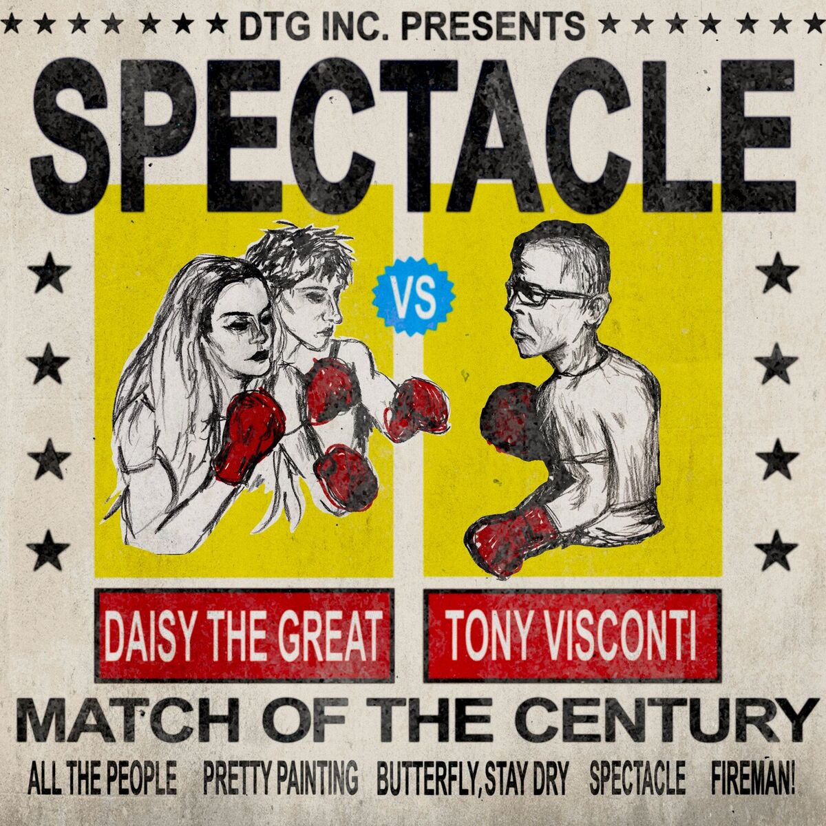 Album cover of Spectacle: Daisy the Great vs. Tony Visconti