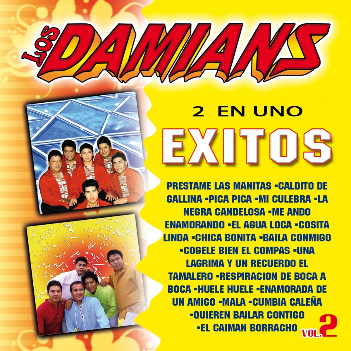Album cover of 2 en Uno: Exitos de Los Damians, Vol. 2