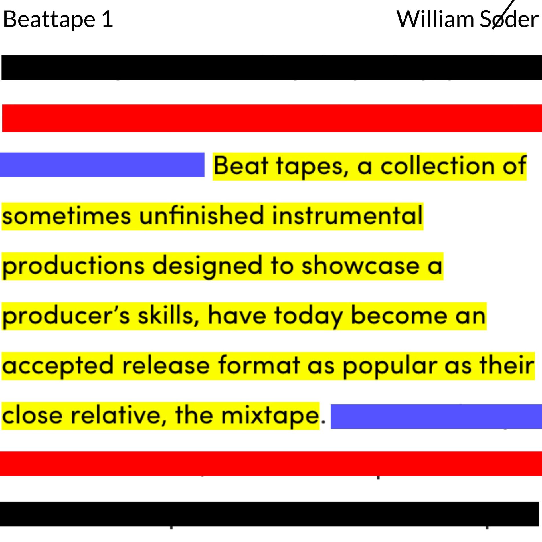 Album cover of Beattape 1