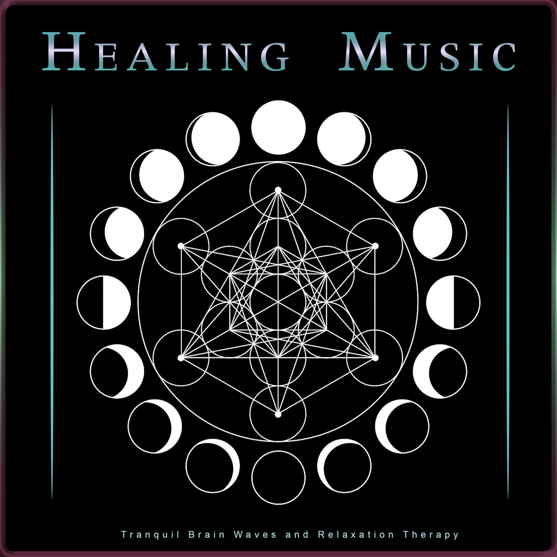 Album cover of Healing Music: Tranquil Brain Waves and Relaxation Therapy