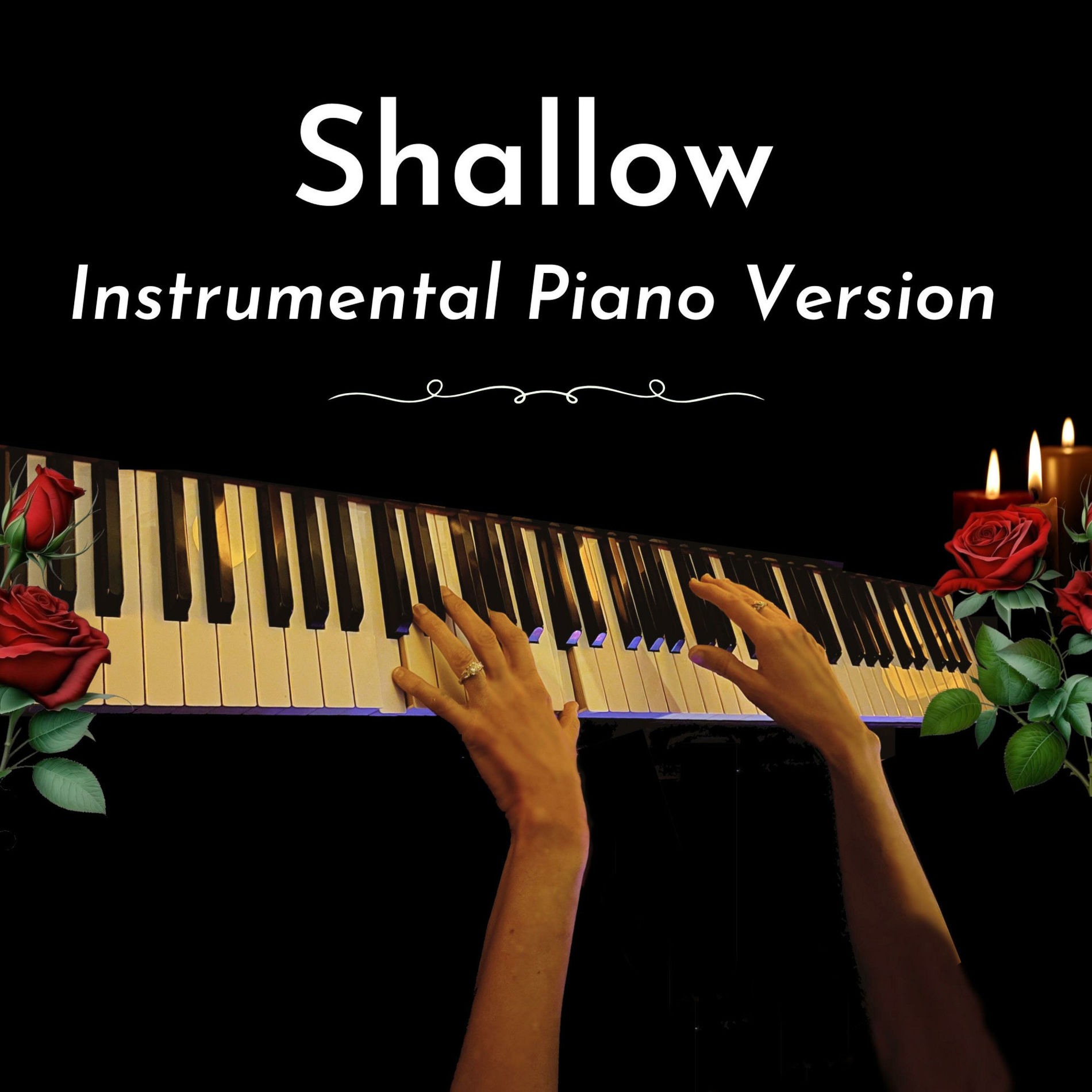 Album cover of Shallow (Instrumental Piano Version)