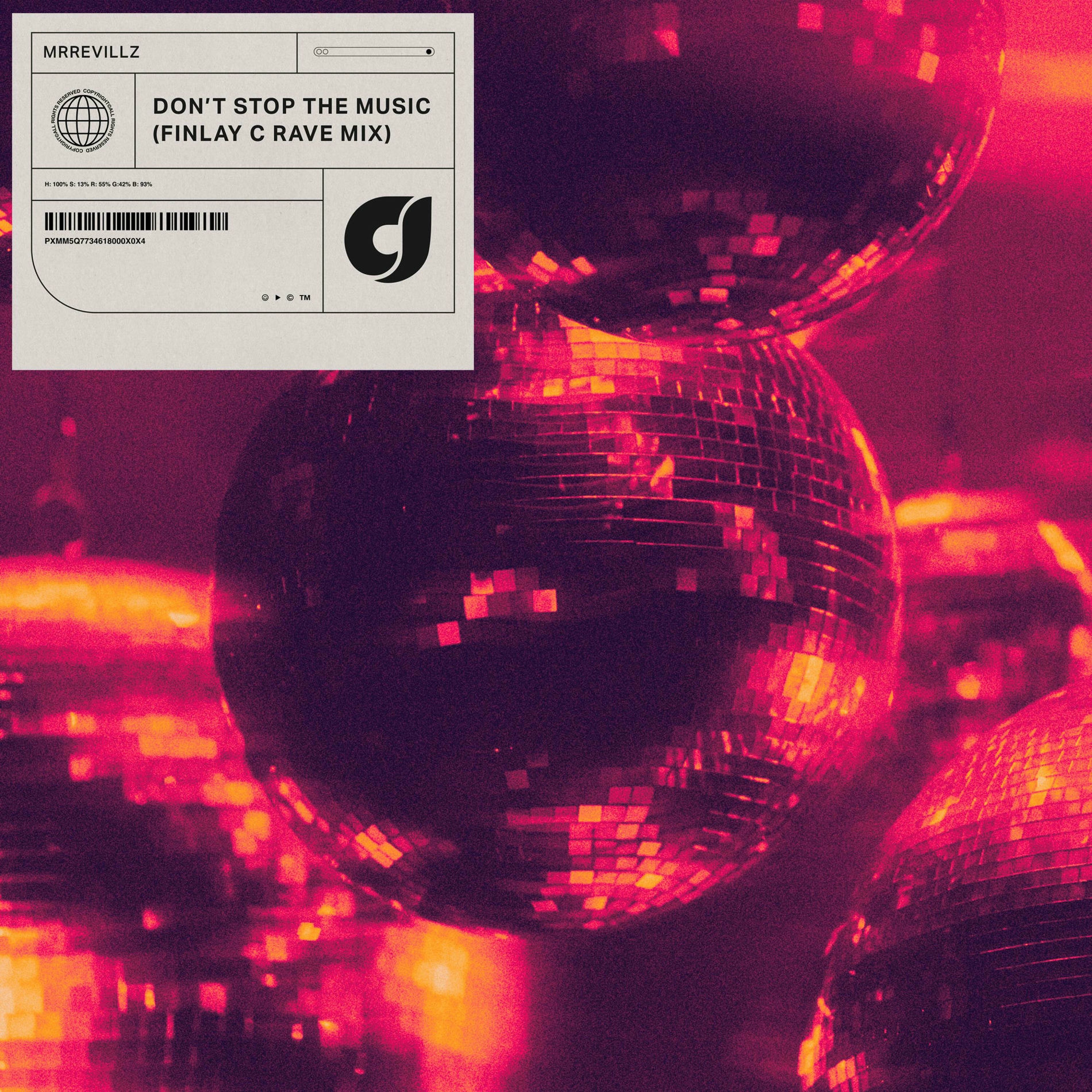 Album cover of Don't Stop The Music (Finlay C Rave Mix)