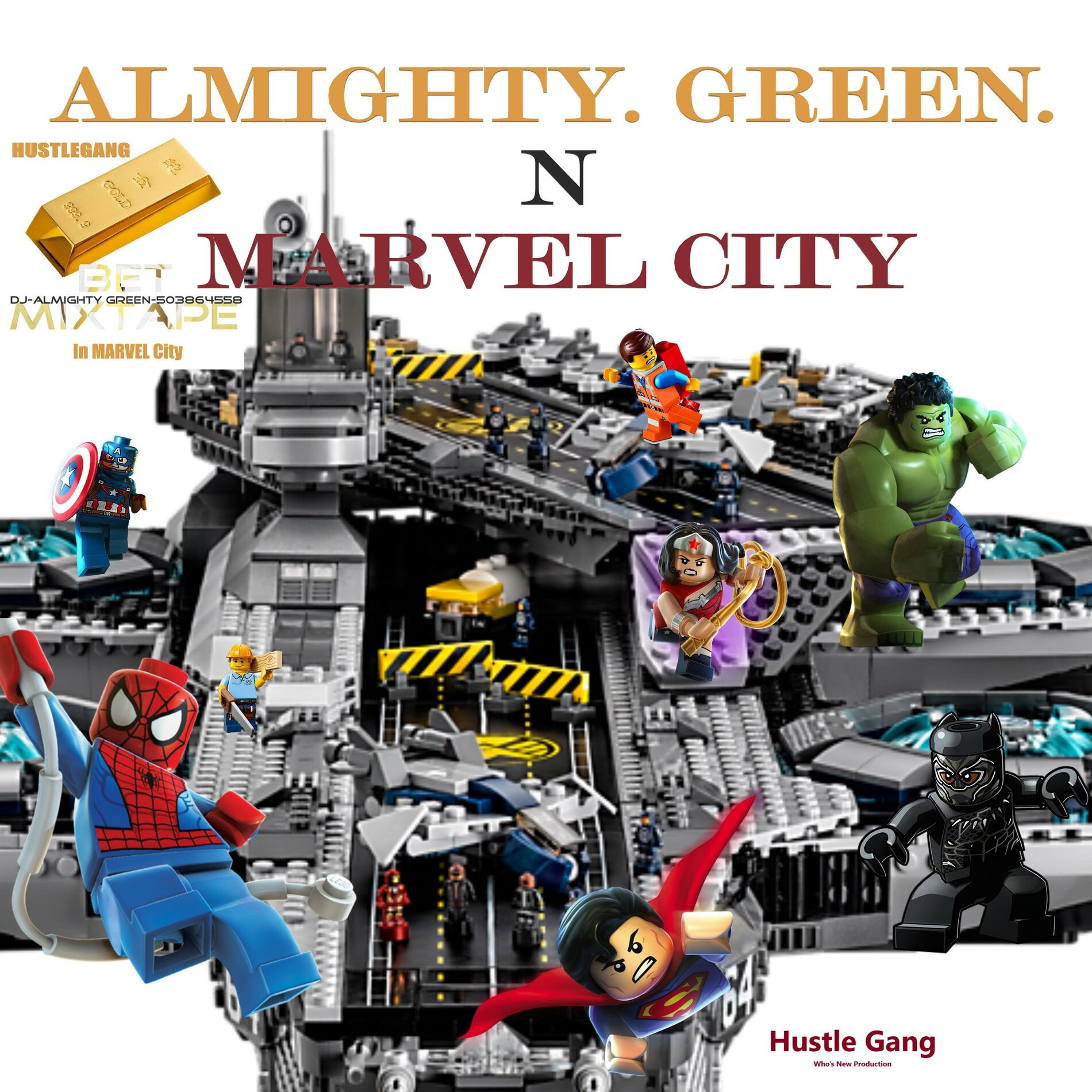 Album cover of ALMIGHTYGREEN IN MARVEL CITY (Radio Edit)