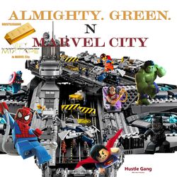 Cover of ALMIGHTYGREEN IN MARVEL CITY (Radio Edit)